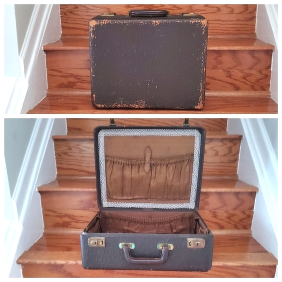Source Unknown Other 96s Vintage Train Case Suitcase Luggage
